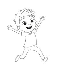 Children book coloring design for kids