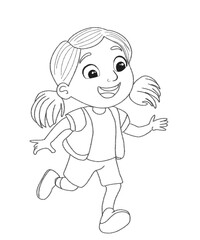 Children book coloring design for kids