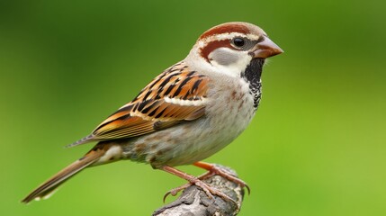 Close-up of a Sparrow.