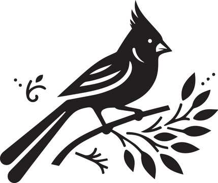 recommend clip art: cardinal silhouette simple vector icon, cardinal silhouette vector illustration.