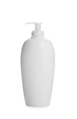 Shampoo bottle isolated on white. Personal care product