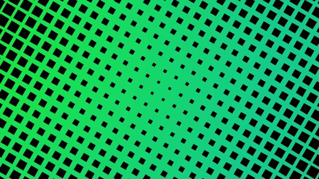 abstract halftone gradient dots green bright retro pop art polkadot cartoon motion graphic video background