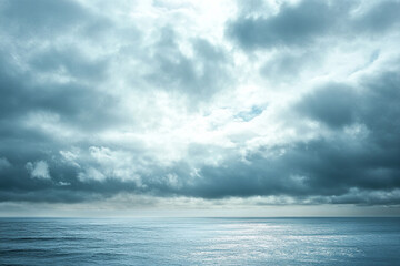 clouds over the sea