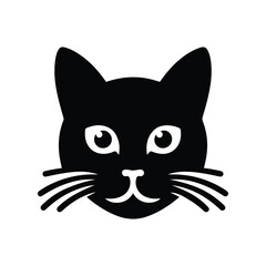 silhouette cat icon