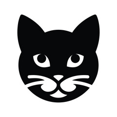 silhouette cat icon