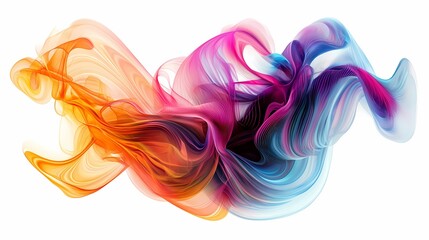 Fototapeta premium Abstract Colorful Swirls.