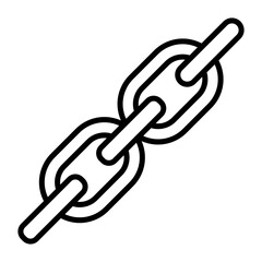 chain outline icon