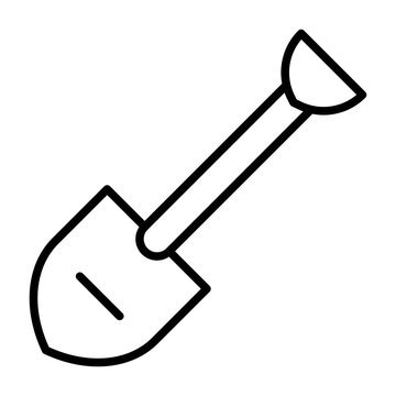 recommend clip art: shovel outline icon