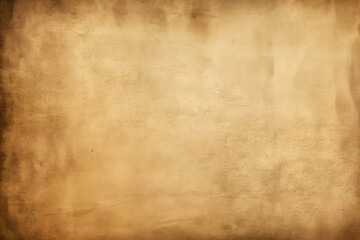 Obraz premium Processed collage of ancient scroll sheet of brown aged paper texture. Background for banner