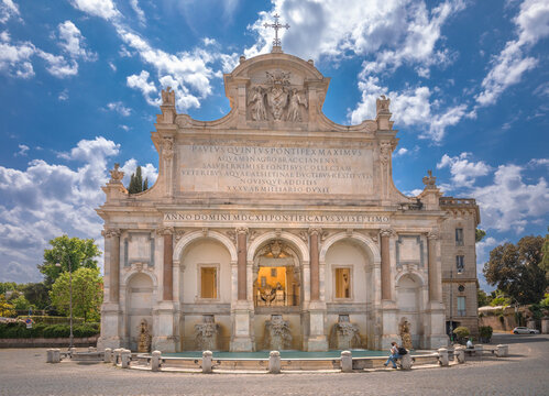 Acqua Paola Fountain on Janiculum Hill - Rome