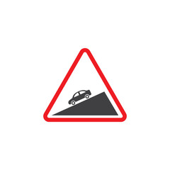 Road sign icon