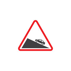 Road sign icon