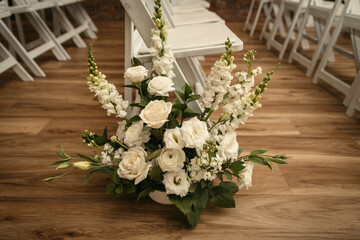 wedding ceremony flowers