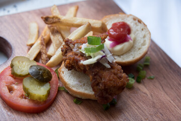 bruschetta with tomato and mozzarella