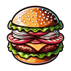 fast food illustrations