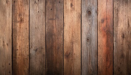 Weathered barn wood background with rustic textures, warm earthy tones, aged and vintage