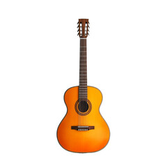Naklejka premium Acoustic Guitar Isolated