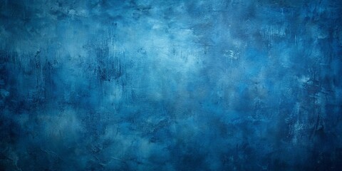Obraz premium Moody indigo blue backdrop with a textured brushstroke effect background for design projects