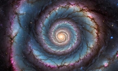 Artificial Intelligence. Image of the Galaxy. 
