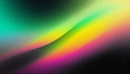 abstract colorful background, rainbow yellow green pink Dark blue black, Grainy noisy background