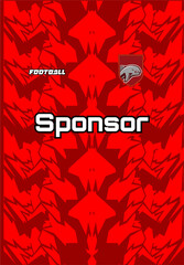 Obraz premium background jersey pattern for sublimation printing. soccer , basketball, volleyball uniform tshirt