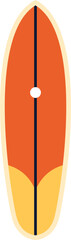 Surfing Board Illustration