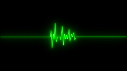 Heartbeat Pulse Graph: A Vital Cardiogram Chart for Health Monitoring, Cardiology Diagnosis, Emergency Care, and Life-Saving Cardiac Analysis in Medicine, Hospitals, and Health Care Settings
