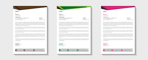  Corporate Letterhead Design Template