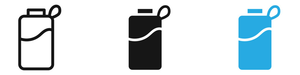 Bottle water icon vector