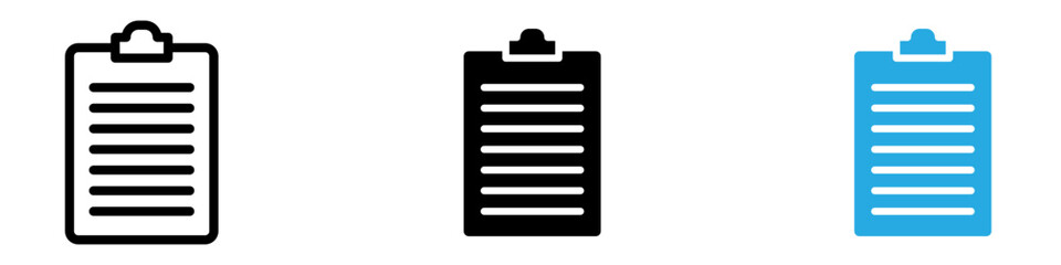 Clipboard icon vector
