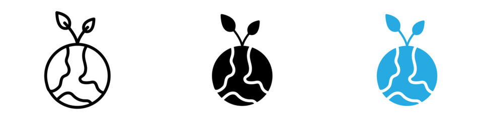 Environment icon vector