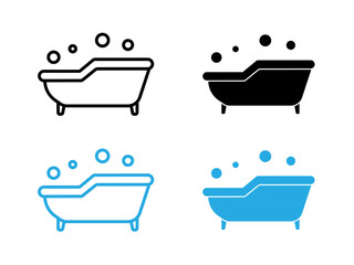 Jacuzzi icon vector