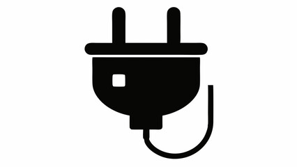 
Electric plug icon, Electric plug silhouette. Vector Illustration

