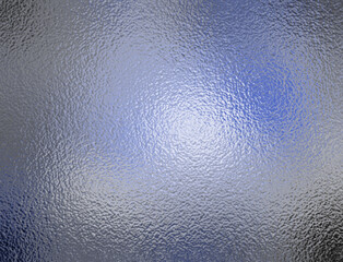 Closeup of blue gray frosted glass texture. Glass effect background. blue material grunge for background