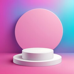 3d background products display podium