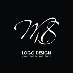 MS MS Logo Design, Creative Minimal Letter MS MS Monogram