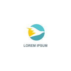 Fototapeta premium Fly bird logo