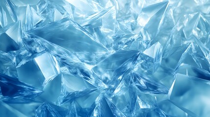 Obraz premium Abstract background with icy blue tones and crisp, clean lines, hype real, high quality, sharp images, graphic