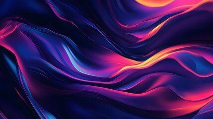 Obraz premium Modern abstract art with cool tones, sharp lines, and smooth gradients, high quality, hype real, sharp images