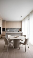 modern bathroom with furniture