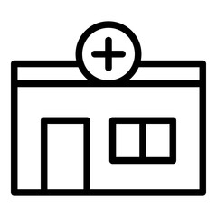 Pharmacy icon. Vector line icon