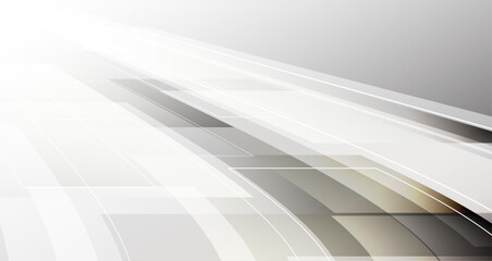 elegant composition of flowing lines and shapes in a white and gray gradient, creating a serene visual experience