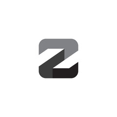 Letter Z Logo Design. Initial Z Geometric Logo Vector