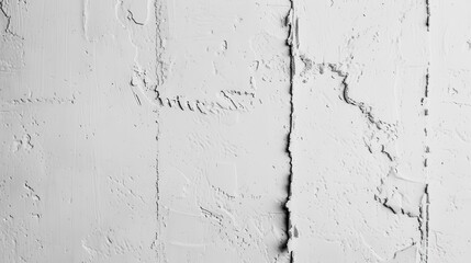 Obraz premium Monochrome Grunge Wall Texture, a stark black and white backdrop featuring a vintage white wall texture on a dark surface, enhancing the aesthetic with a gritty, aged concrete feel.