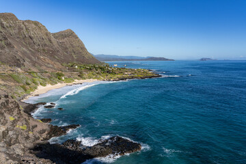 Makapuʻu Lookout, Oahu, Hawaii.