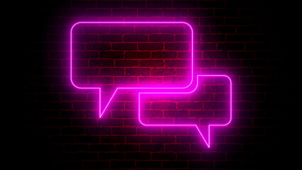 3D Speech Bubble Icon for Web Conversations and Dialogue – Glossy Vector Design Featuring Blank Talk Balloon Symbol, Communication Elements, and Cartoon-Style Outline for Internet and Chatting Applica