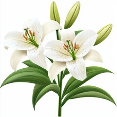 Fototapeta premium Easter lily flower