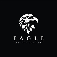 eagle head logo vector illustration