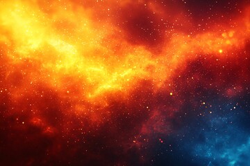 Vibrant abstract background featuring warm autumn colors, perfect for Thanksgiving promotions and Halloween designs, with ample copy space.