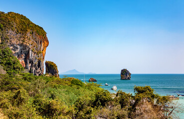 Fototapeta premium Ao Phra Nang coast, Krabi Province, Thailand.